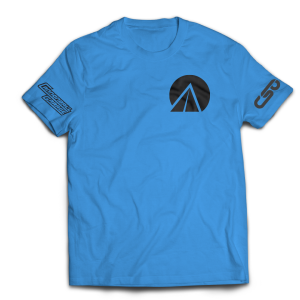 Cannonball Garage Logo T-Shirt (Curacao Blue)