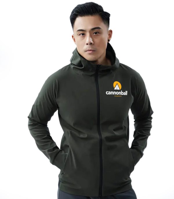 New Logo Full-Zip Hooded Jacket