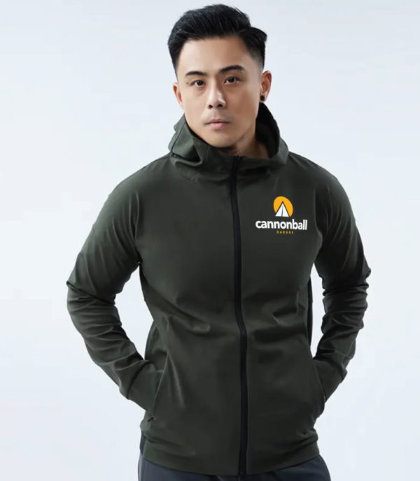 New Logo Full-Zip Hooded Jacket