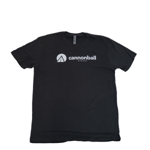 Cannonball Garage Logo T-Shirt in Gunpowder